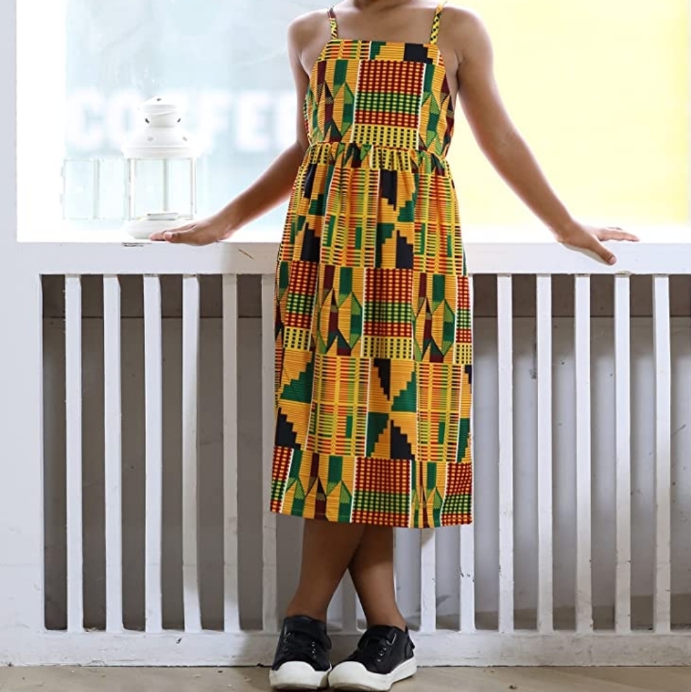 African Baby Clothes Girl Dashiki Ankara 3T - Picture 2 of 4